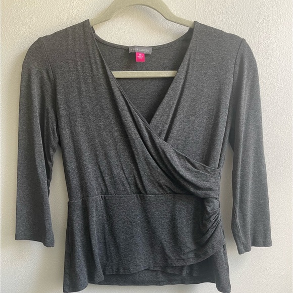 Vince Camuto Women’s Surplice Blouse - Picture 1 of 3